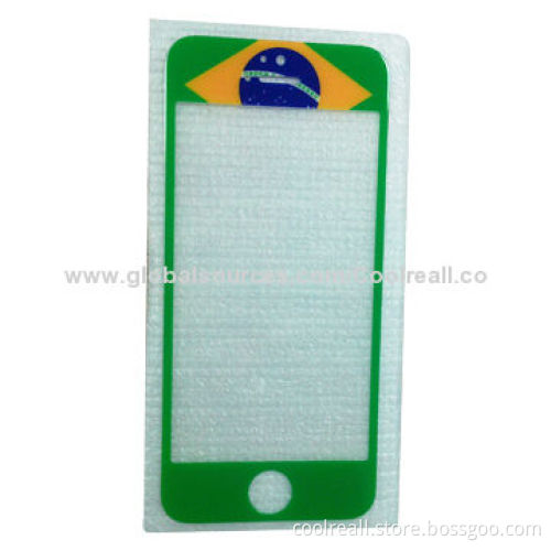 Colored tempered glass screen protector for iPhone 5/5S/5C